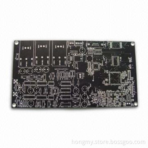 Multilayer PCB with Gold Fingers, Red Solder Mask and 1.6mm Finished Board Thickness